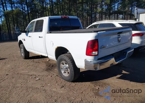 2010 Dodge Ram 2500 Slt из США, поврежденный, VIN 3D7UT2CL0AG124203